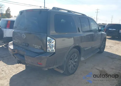 2015 Nissan Armada Platinum from USA, damaged, VIN 5N1BA0NF9FN610943